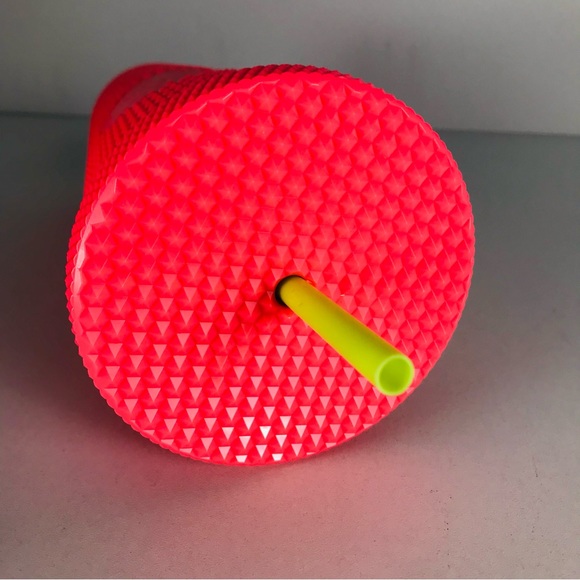 Starbucks Dragonfruit Pink Coral Studded Tumbler Venti Cup Summer 2022 - Picture 5 of 6